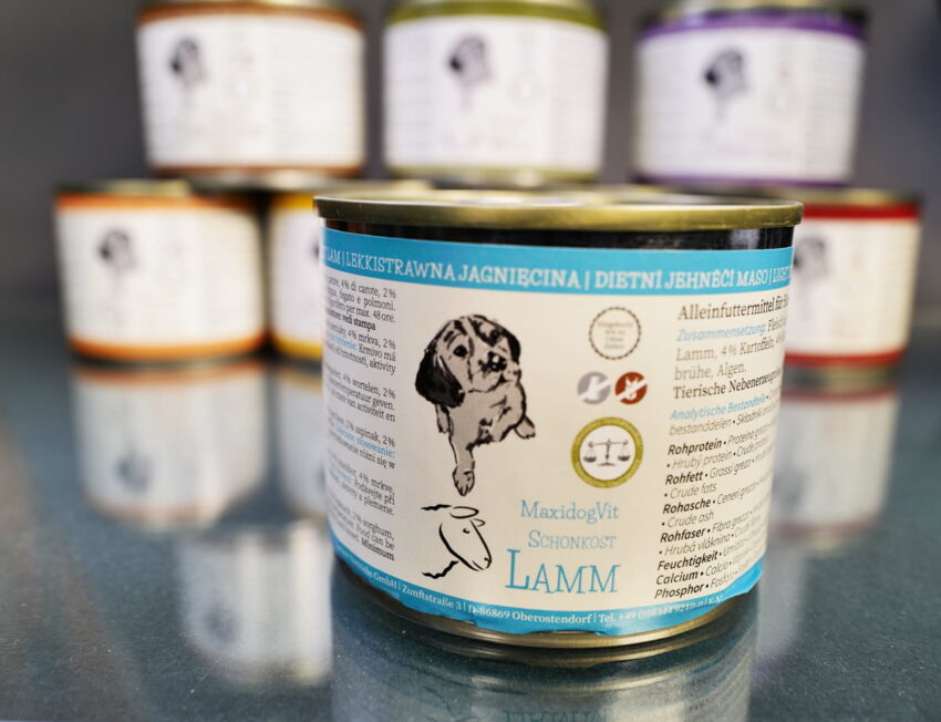MaxidogVit „Schonkost Lamm“ – Sensitives Nassfutter für Hunde