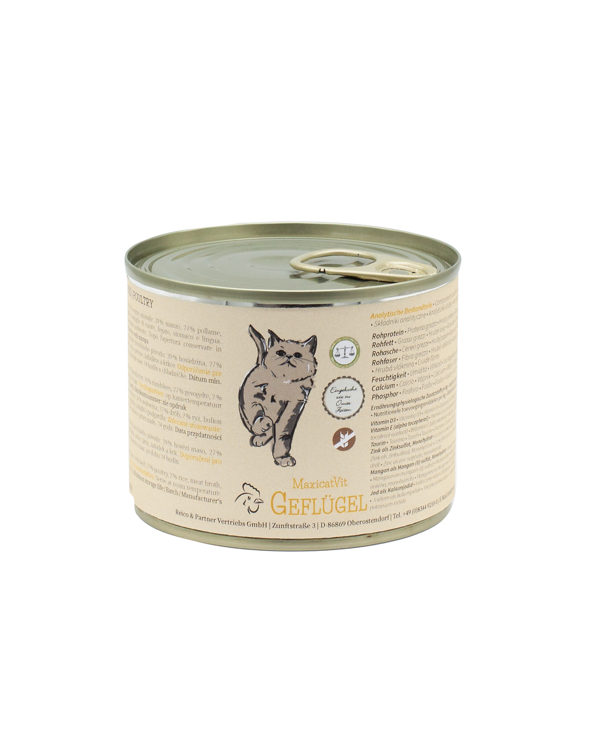MAXiCAT Geflügel Katzen-Nassfutter